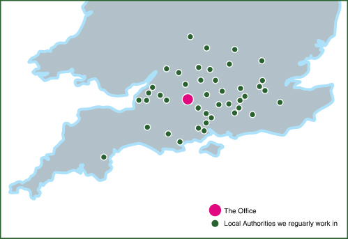 map of where we work